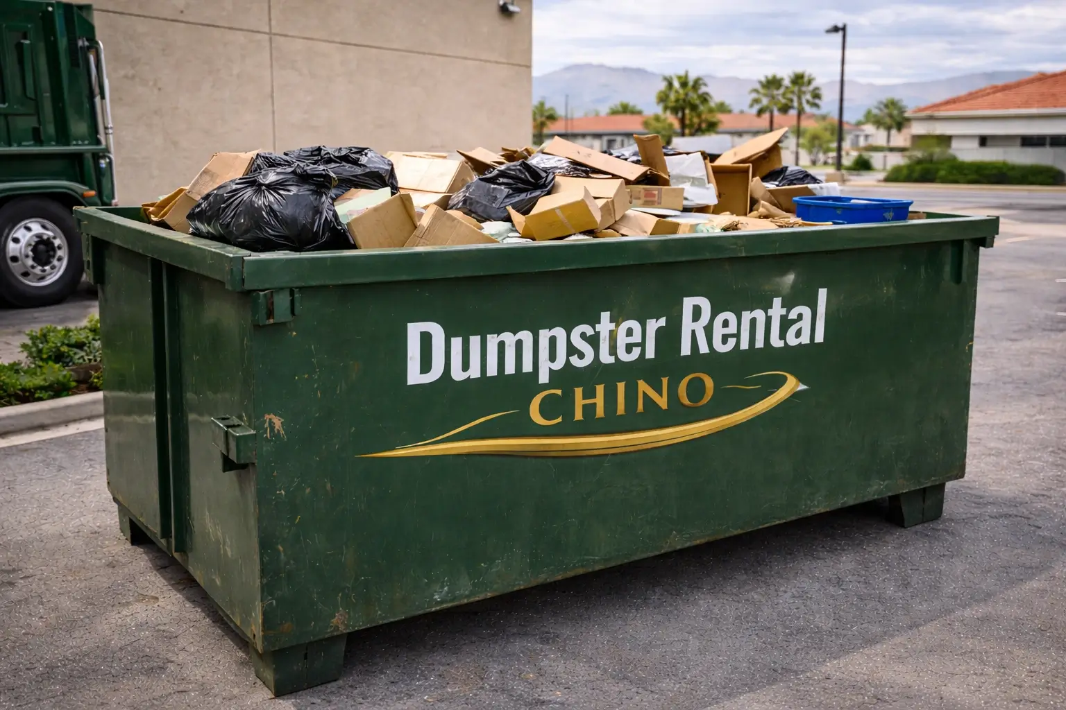 dumpster rental service in Chino